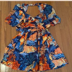 Anthropologie tiger dress brand new with tags!